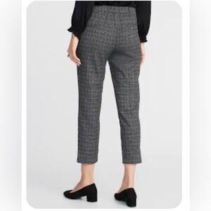 NWT Straight Leg Ankle Pants Gray Plaid/Tweed Sz 2 (XS)